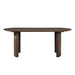 Kody Oval Dining Table Base-Dk Walnut
