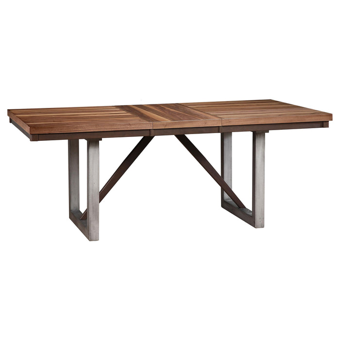 Spring Creek Dining Table with Extension Leaf Natural Walnut image