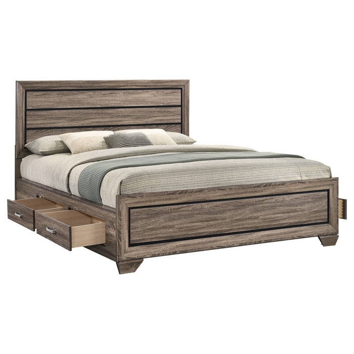 Kauffman Panel Platform Storage Bed