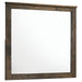 Woodmont Rectangle Dresser Mirror Rustic Golden Brown image