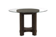 Cityscape 52" Round Dining Table Base-Walnut