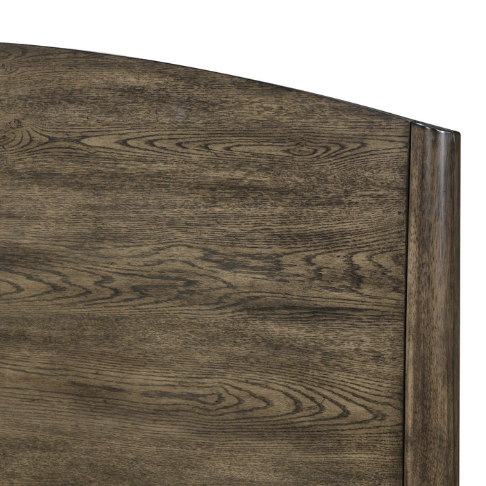 Rex 5/0 Q Headboard, Footboard & Slats-Walnut