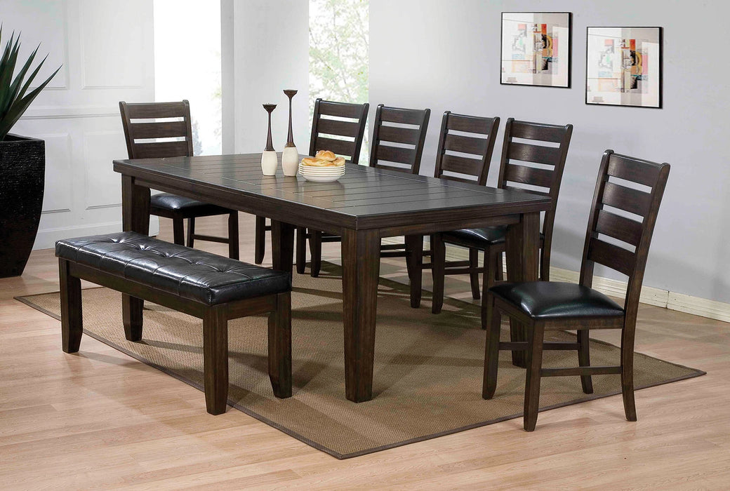 Acme Furniture Urbana Side Chair in Black and Espresso (Set of 2) 74624