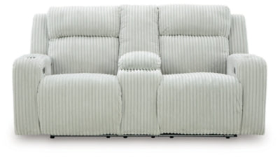Forest Lake Power Reclining Loveseat with Console - Premium Furniture For Less (CA)