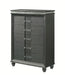 Crown Mark Furniture Adira 5 Drawer Chest in Silver image