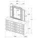 Lorient LED Dresser with LED Mirror - Premium Furniture For Less (CA)