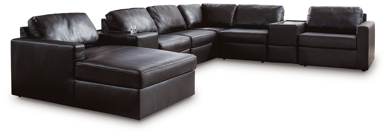 Modmax II Sectional with Chaise and Storage Consoles - Premium Furniture For Less (CA)