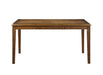Gia 5 Pc 60" Dining Table & 4 Chairs-Brown