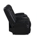Orion Ii Raf Console Loveseat W/1 Recliner-Black