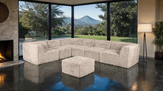 Nappi Large L-Sectional w/ Ottoman (Compressed Foam)