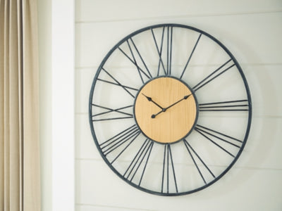 Brockett Wall Clock - Premium Furniture For Less (CA)