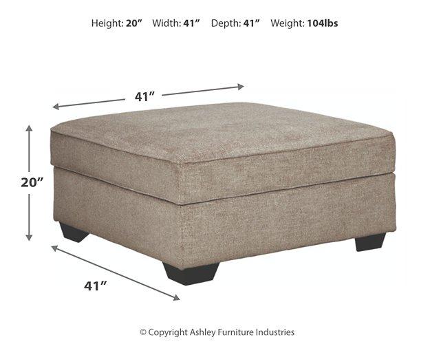 Bovarian Ottoman - Premium Furniture For Less (CA)