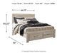 Bellaby Bed with 2 Storage Drawers - Premium Furniture For Less (CA)