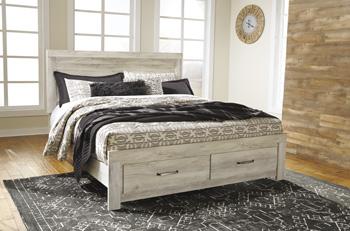 Bellaby Bed with 2 Storage Drawers - Premium Furniture For Less (CA)