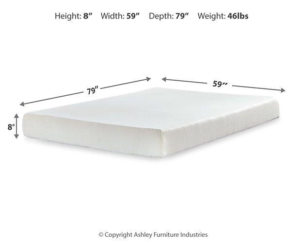 Chime 8 Inch Memory Foam Mattress Set