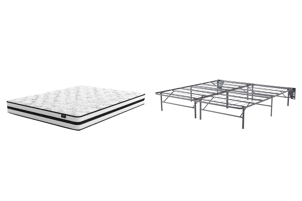 8 Inch Chime Innerspring Mattress Set - Premium Furniture For Less (CA)