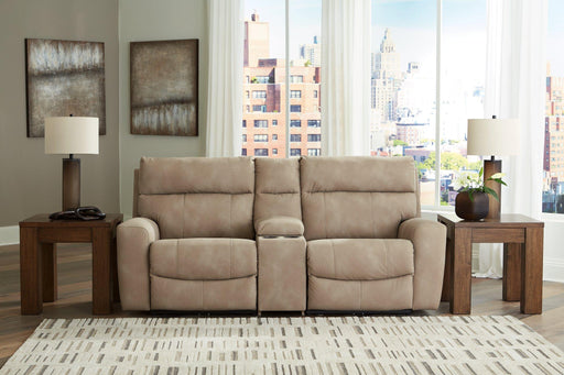 Next-Gen DuraPella Power Reclining Sectional Loveseat with Console - Premium Furniture For Less (CA)