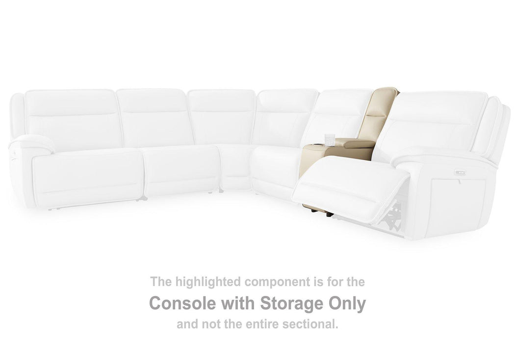 Double Deal Reclining Sectional with Console