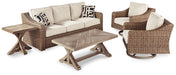 Beachcroft Outdoor Seating Set - Premium Furniture For Less (CA)