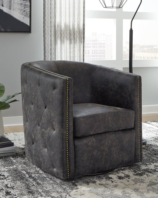 Brentlow Swivel Accent Chair - Premium Furniture For Less (CA)