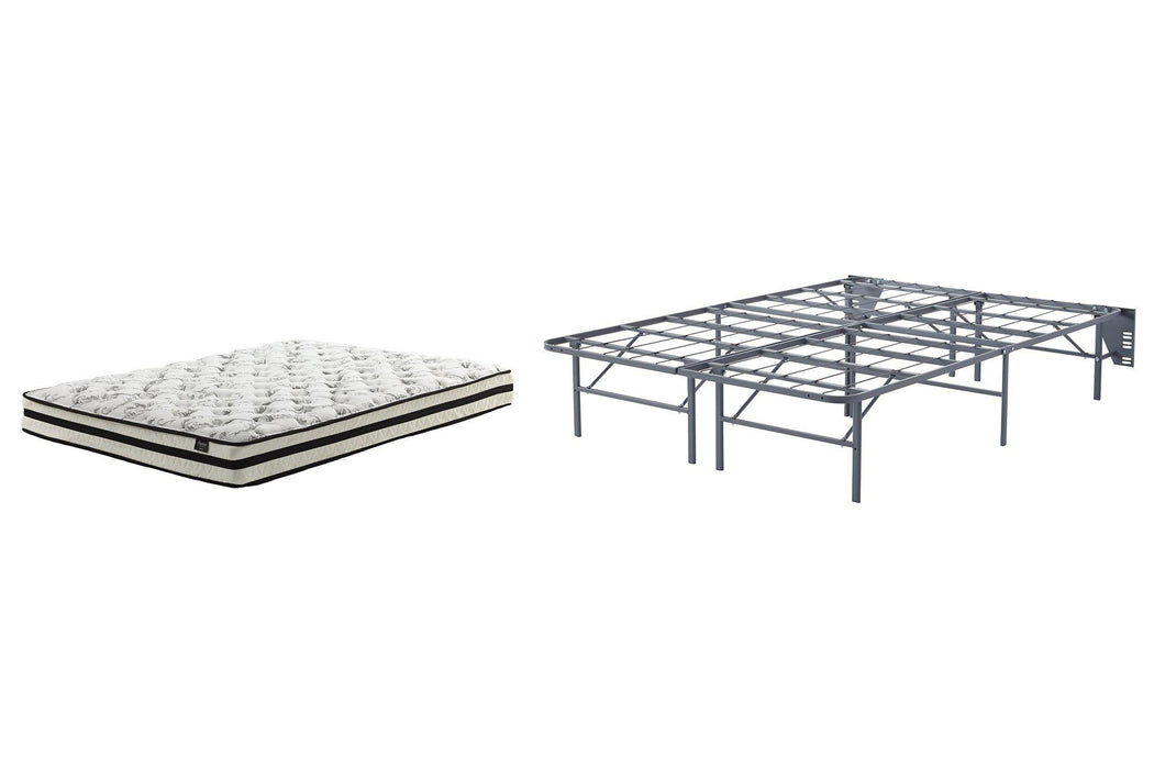 8 Inch Chime Innerspring Mattress Set - Premium Furniture For Less (CA)