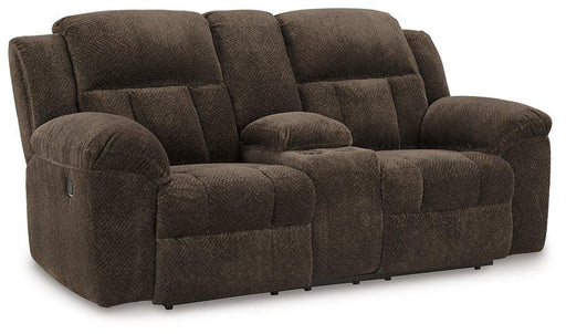 Frohn Reclining Loveseat with Console - Premium Furniture For Less (CA)