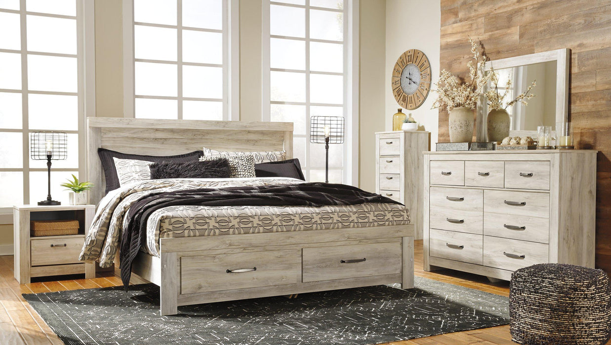 Bellaby Bed with 2 Storage Drawers - Premium Furniture For Less (CA)