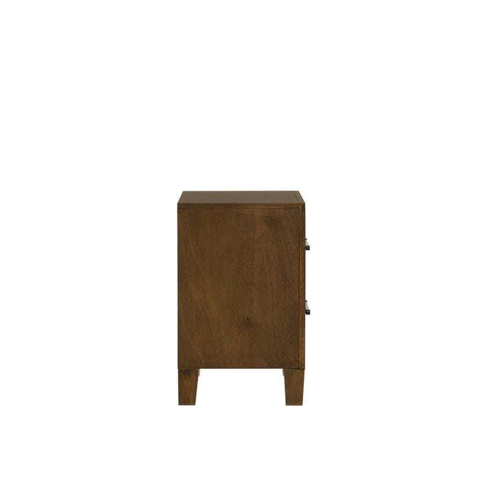 Ballard 2 Drawer Nightstand-Walnut