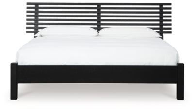 Danziar Slat Bed - Premium Furniture For Less (CA)