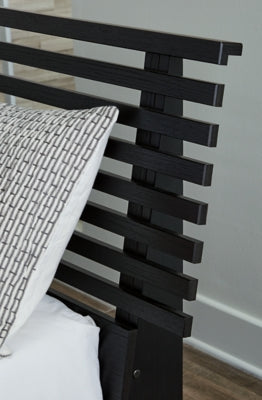 Danziar Queen Slat Bed - Premium Furniture For Less (CA)