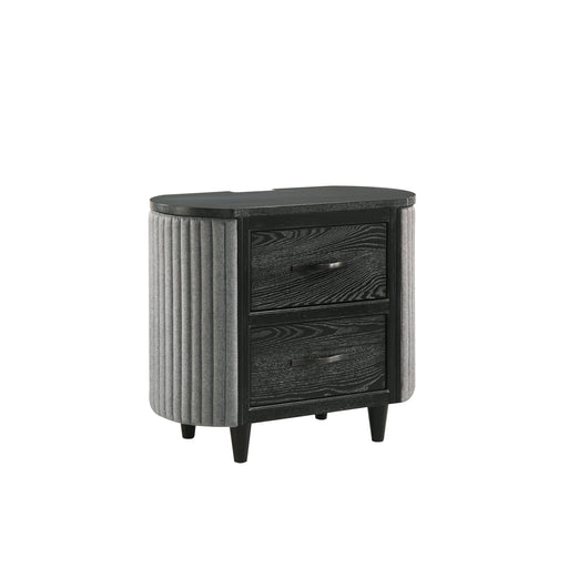 Skyline 2 Drawer Nightstand-Onyx