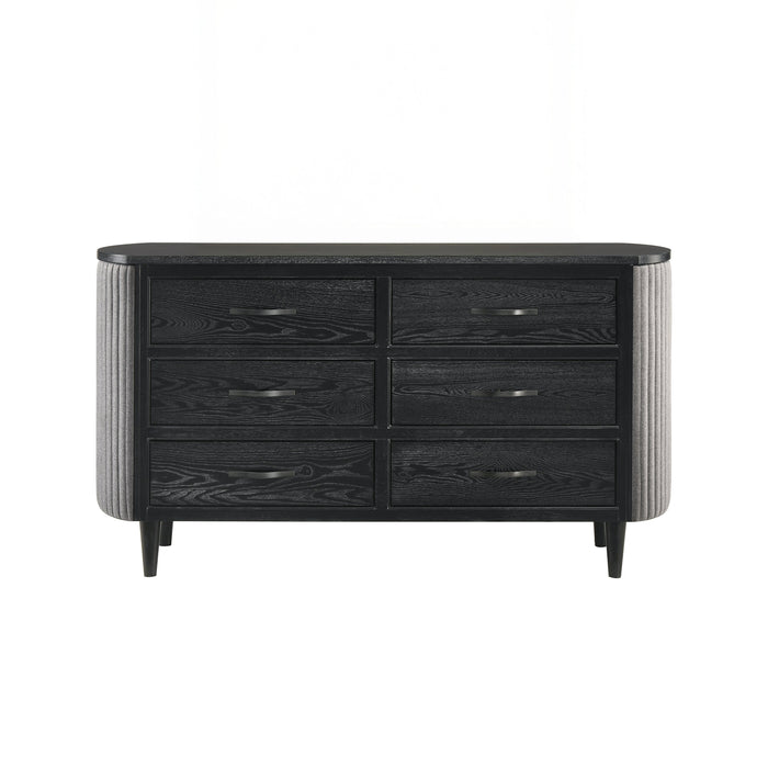 Skyline 6 Drawer Dresser-Onyx