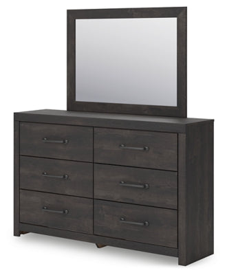 Hollivern Dresser and Mirror - Premium Furniture For Less (CA)