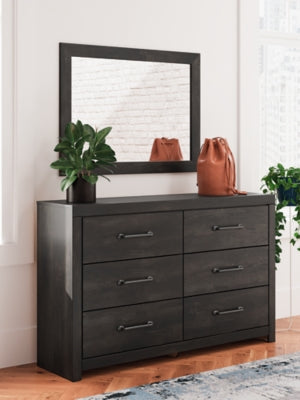 Hollivern Dresser and Mirror - Premium Furniture For Less (CA)