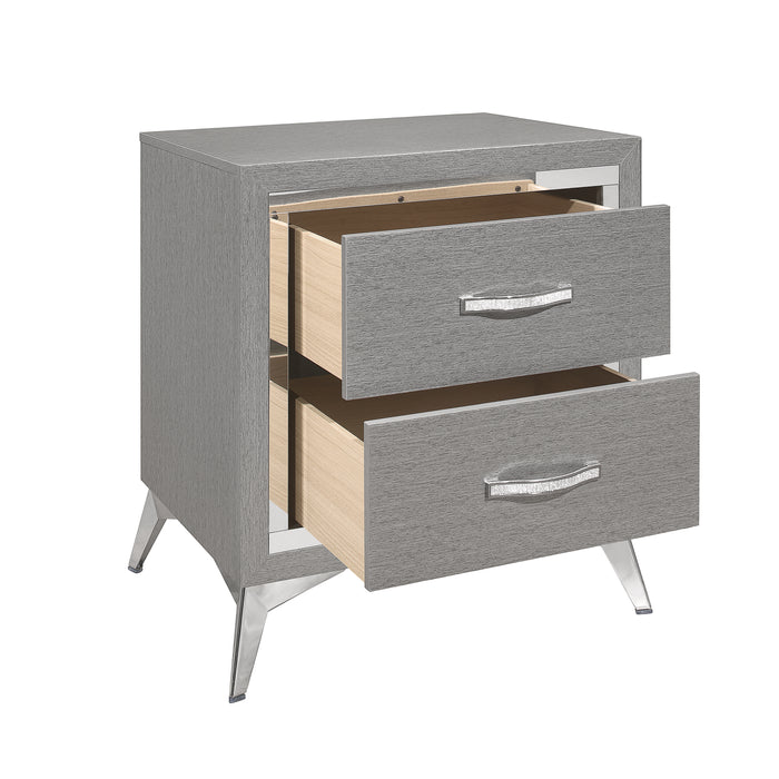 Huxley Nightstand-Gray