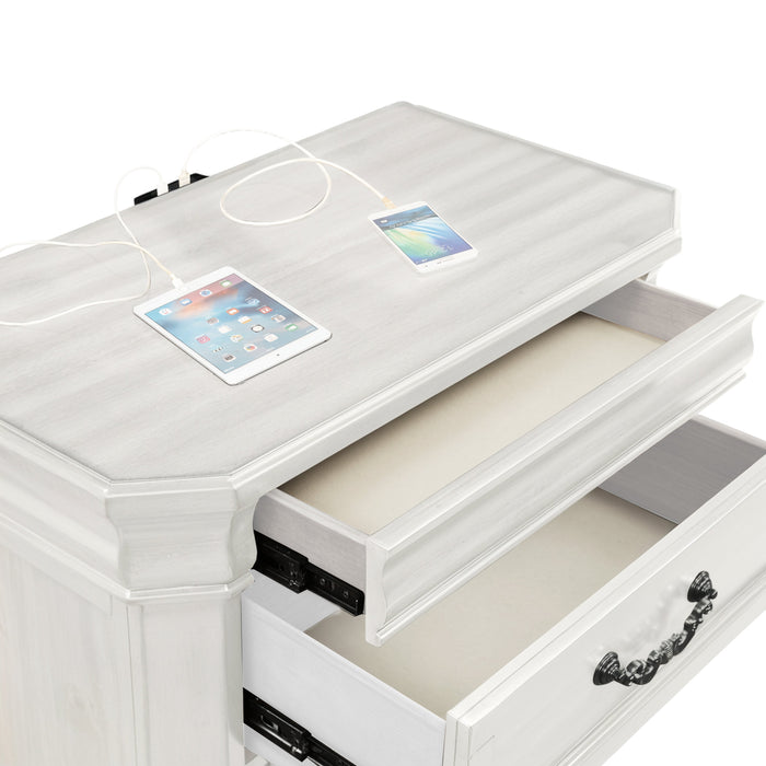 Lyndhurst Nightstand- Vintage White