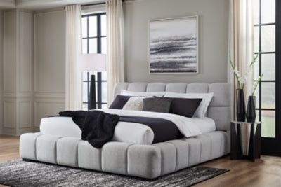 Grendusk Upholstered Bed - Premium Furniture For Less (CA)