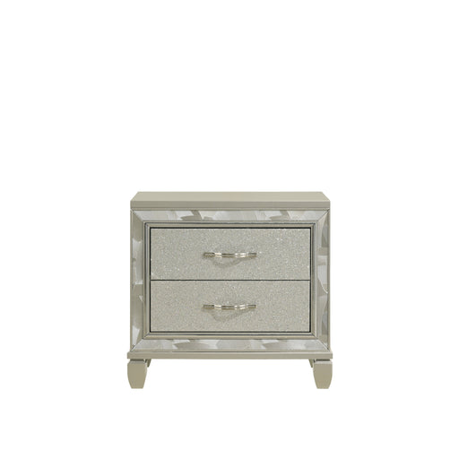 Radiance Nightstand-Silver