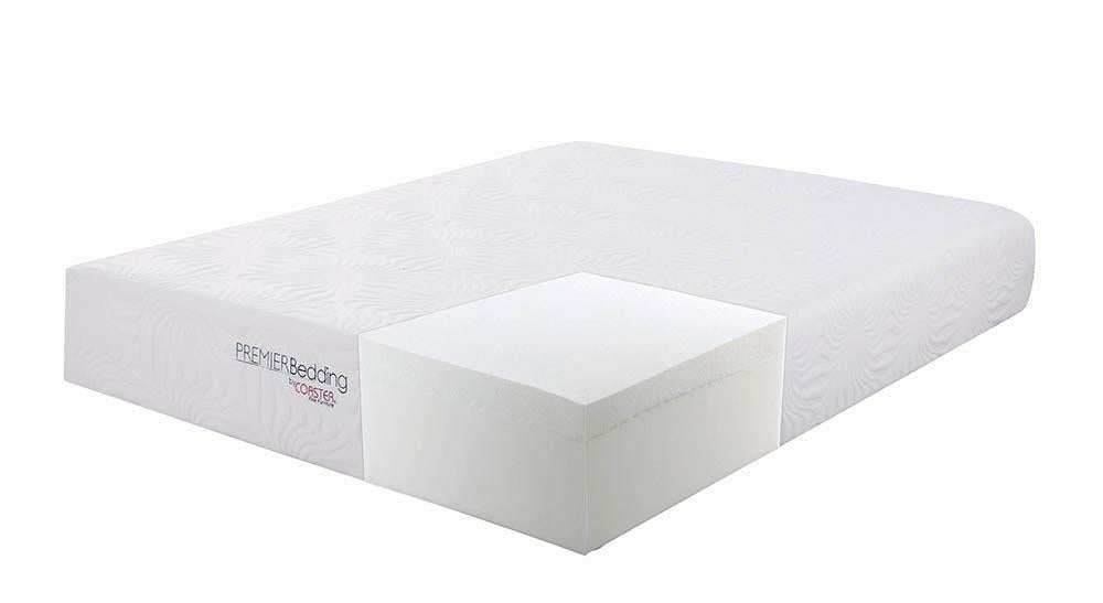 Ian Eastern King Memory Foam Mattress White