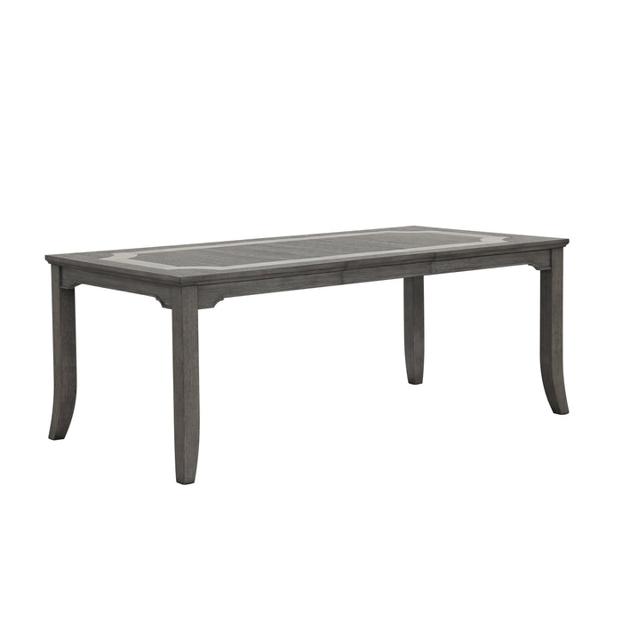 Lisbon Rectangle Dining Table-Gray