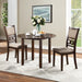 Gia 3 Pc 42" Drop Leaf Dining Table & 2 Chairs-Cherry