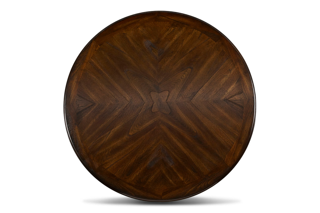 Gia 5 Pc 47" Round Dining Table & 4 Chairs-Cherry