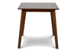 Morocco 47" Rectangle Dining Table-Walnut Brown