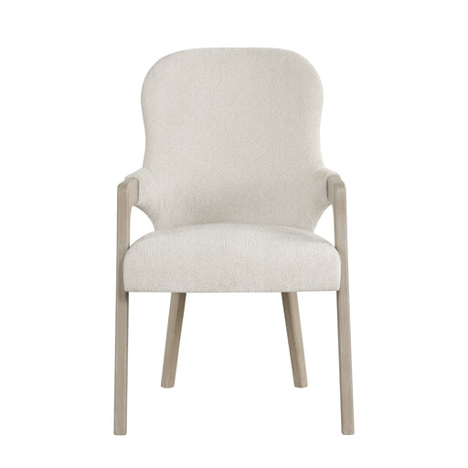 Gwendolyn Upholstered Arm Chair (2 Per Carton)-Cerused Taupe