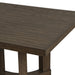 Cityscape Rectangle Dining Table Top-Walnut