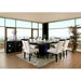 Evangeline Black/Beige Dining Table - Premium Furniture For Less (CA)