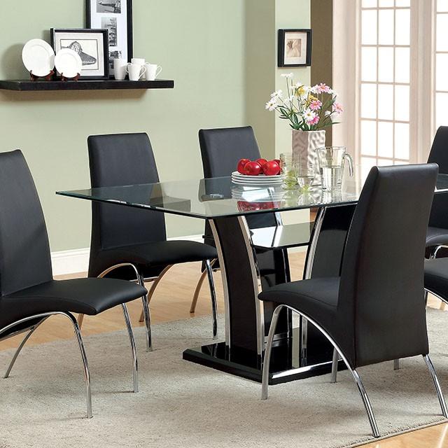 Glenview Black Dining Table - Premium Furniture For Less (CA)