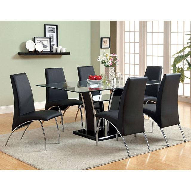 Glenview Black Dining Table - Premium Furniture For Less (CA)