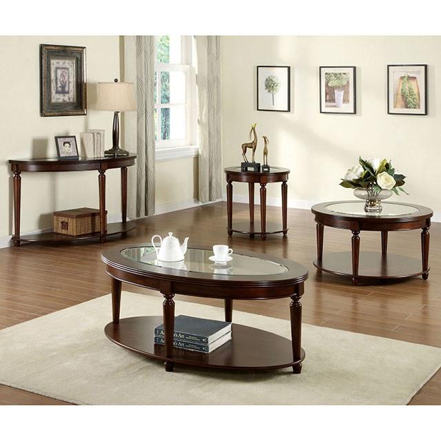 Granvia Dark Cherry Sofa Table - Premium Furniture For Less (CA)