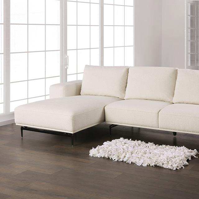 Baerum Sectional, Left & Right Chaise Beige & Gray - Premium Furniture For Less (CA)
